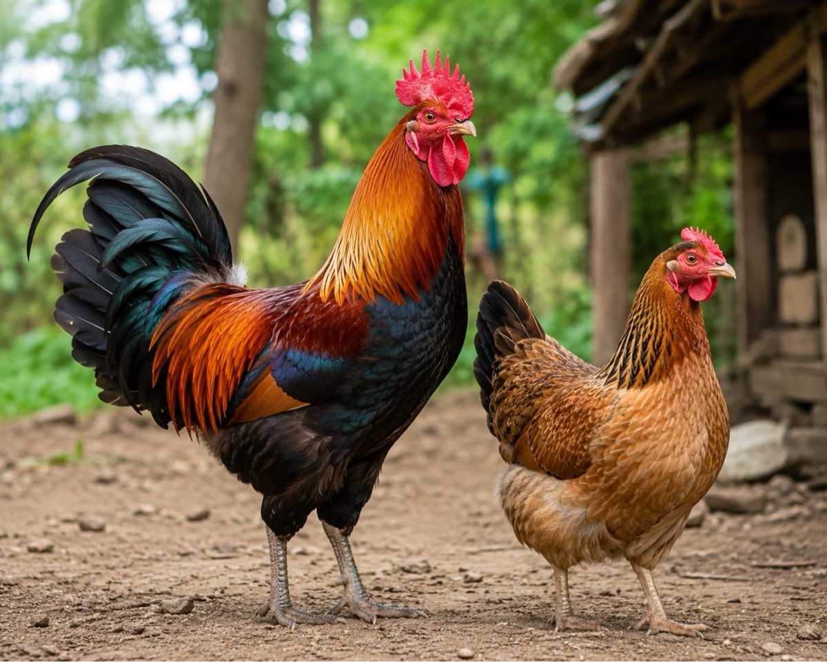 நாட்டுக்கோழி & சேவல் / Country Hens & Rooster